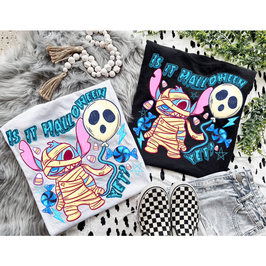 PREORDER Custom Graphic Tops - Is It Halloween 1 - ETA 3-4 Weeks T Shirts