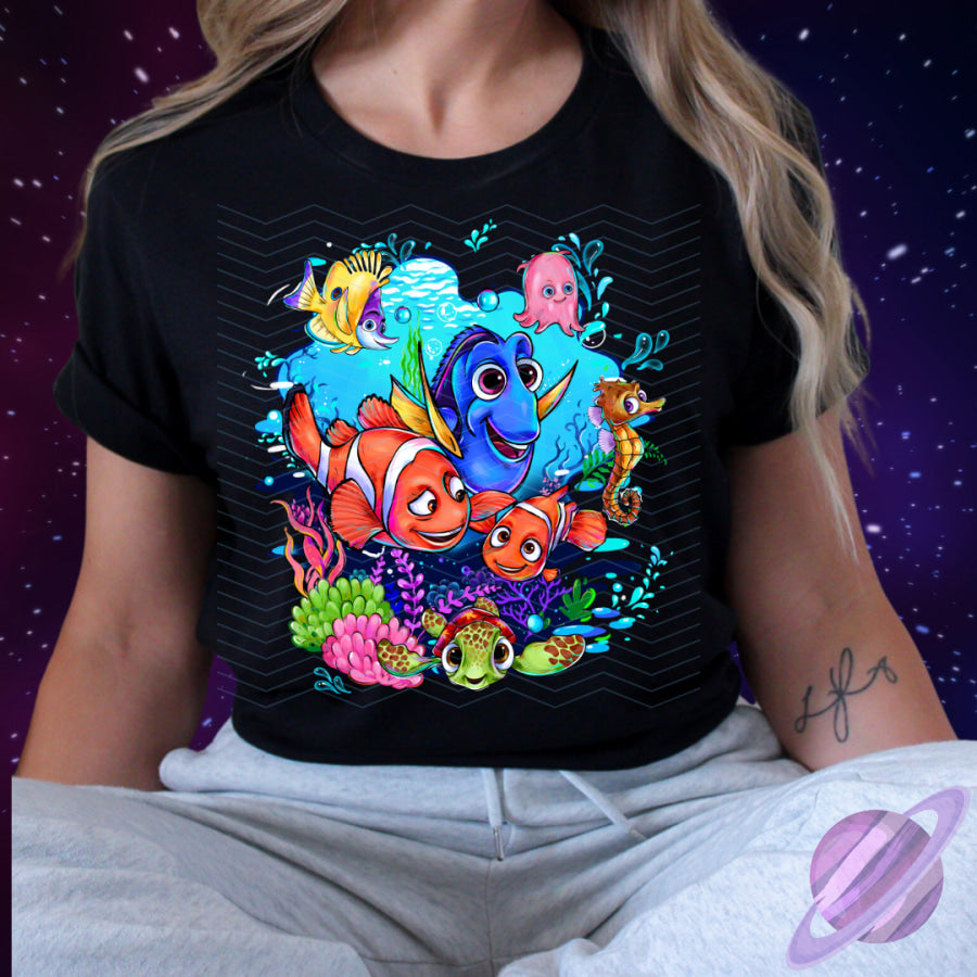 PREORDER Custom Graphic Tops - Keep Swimming - Closes 11 Mar - ETA late Jun 2025 T Shirts