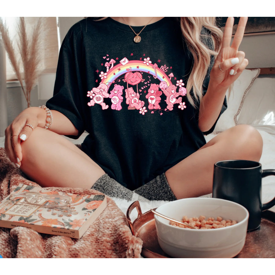 PREORDER Custom Graphic Tops - Love Bears - ETA 3-4 Weeks T Shirts