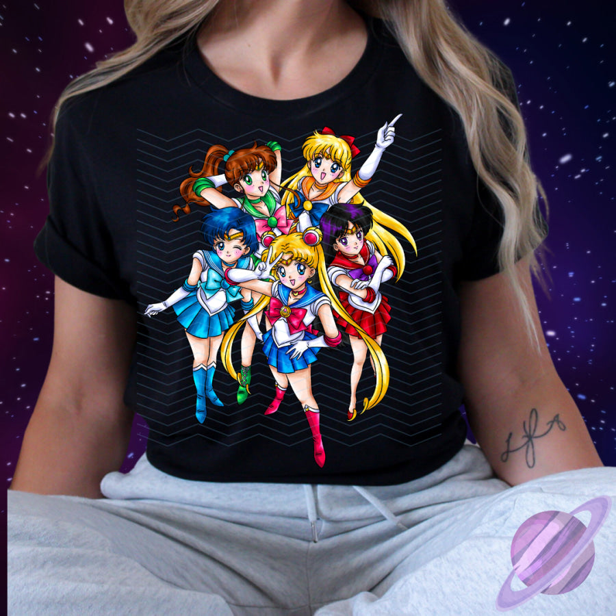 PREORDER Custom Graphic Tops - Moon Power 1 - Closes 11 Mar - ETA late Jun 2025 T Shirts