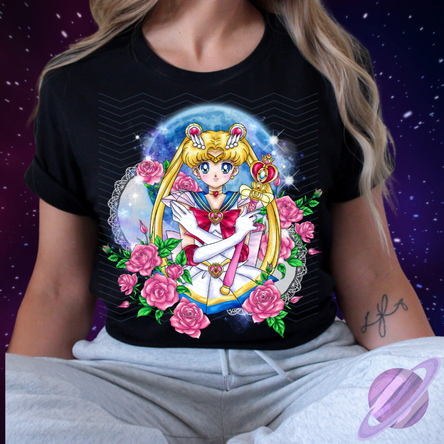 PREORDER Custom Graphic Tops - Moon Power 2 - Closes 11 Mar - ETA late Jun 2025 T Shirts