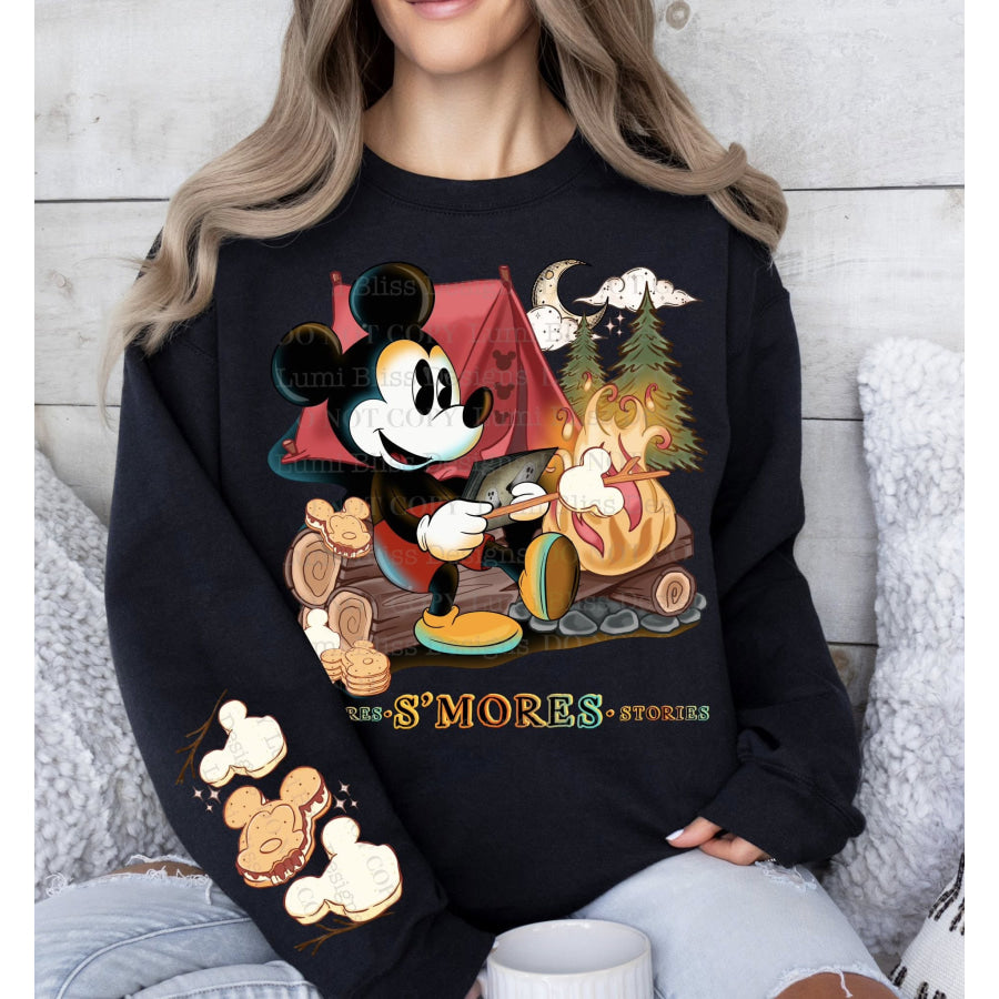 PREORDER Custom Graphic Tops - Mouse Camping 1 - ETA 3-4 Weeks T Shirts