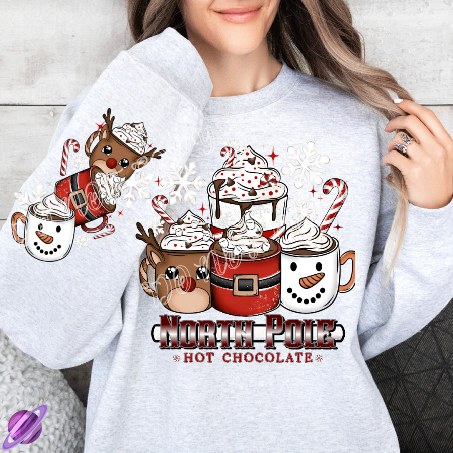 PREORDER Custom Graphic Tops - North Pole Cocoa - Closes 12 Oct - ETA late Dec 2024 T Shirts