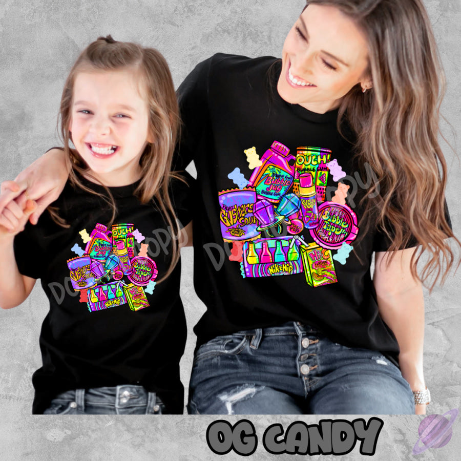 PREORDER Custom Graphic Tops - OG Candy - Closes 29 Mar - ETA late Jun 2025 T Shirts