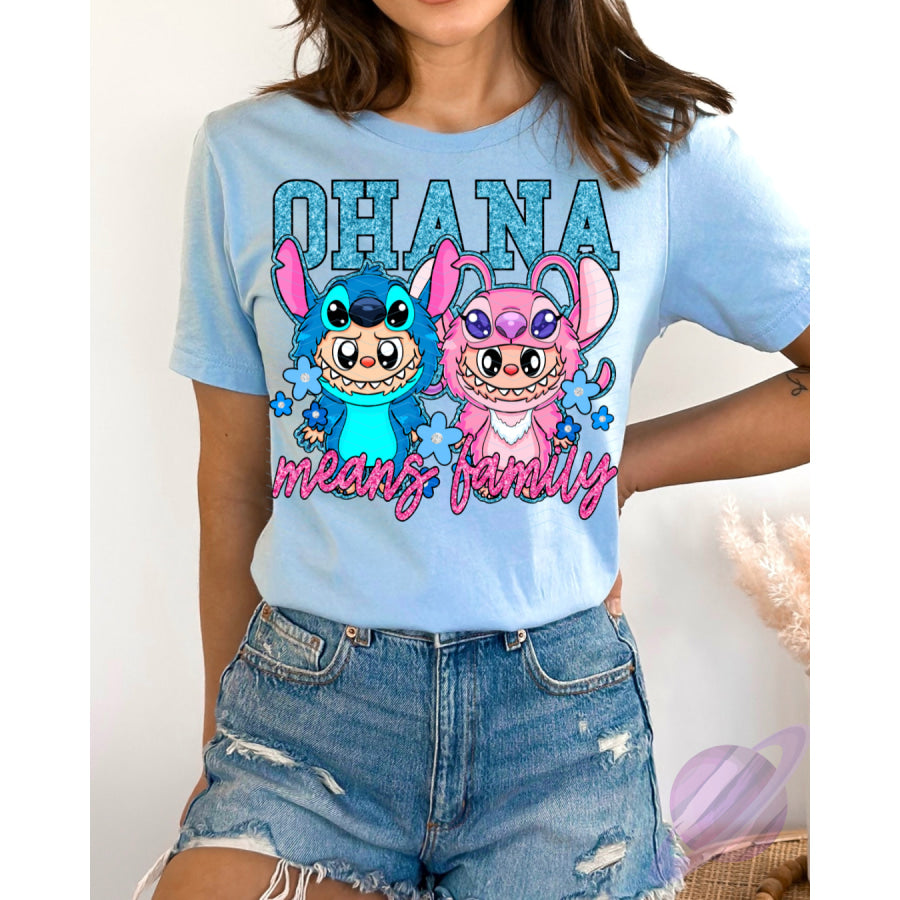 PREORDER Custom Graphic Tops - Ohana bu - Closes 13 Jul - ETA mid Oct 2025 T Shirts