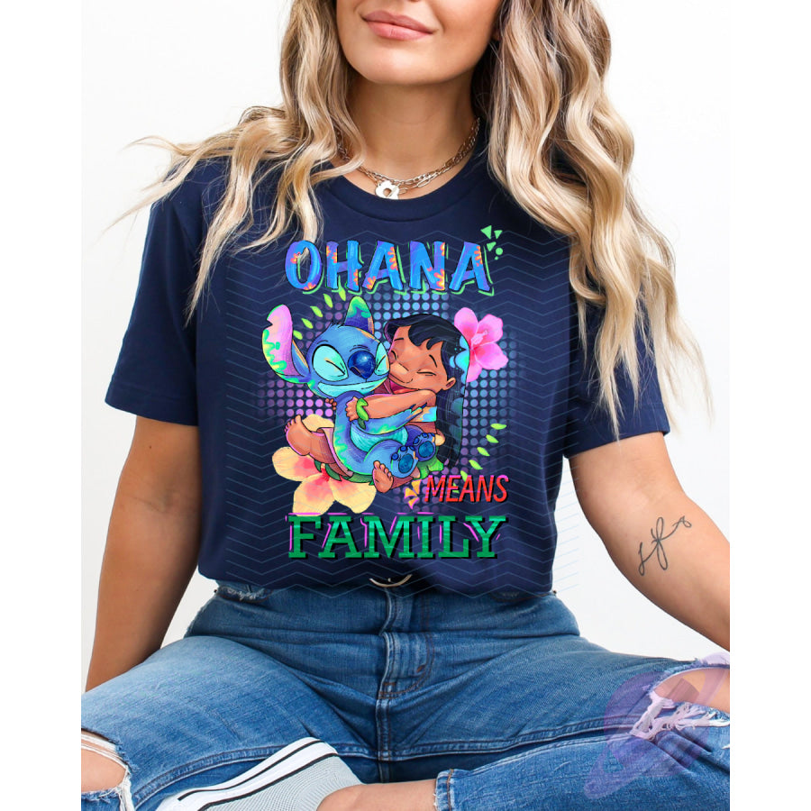 PREORDER Custom Graphic Tops - Ohana Forever 2 - Closes 25 Jun - ETA late Sep 2025 T Shirts