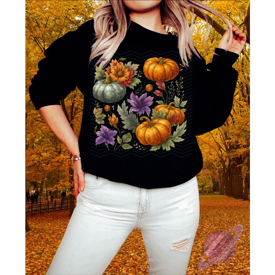PREORDER Custom Graphic Tops - Pretty Pumpkins - ETA 3-4 Weeks T Shirts