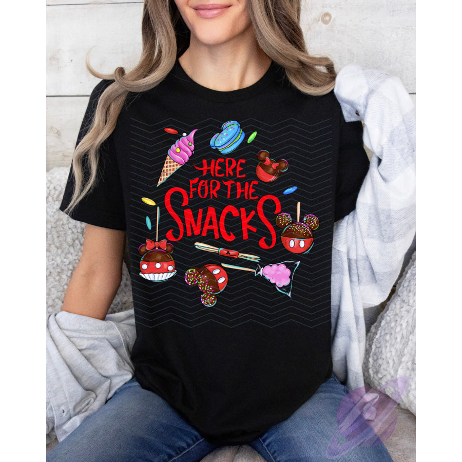 PREORDER Custom Graphic Tops - Snacks - Closes 22 Jan - ETA late Apr 2025 T Shirts