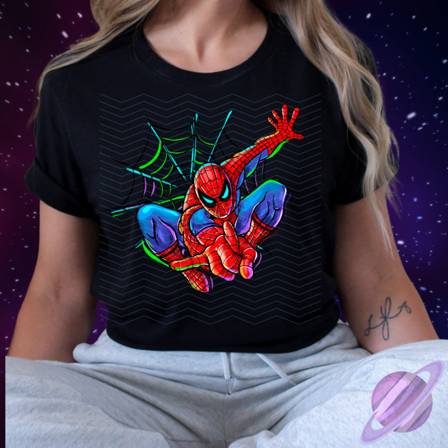 PREORDER Custom Graphic Tops - Spidey - Closes 11 Mar - ETA late Jun 2025 T Shirts