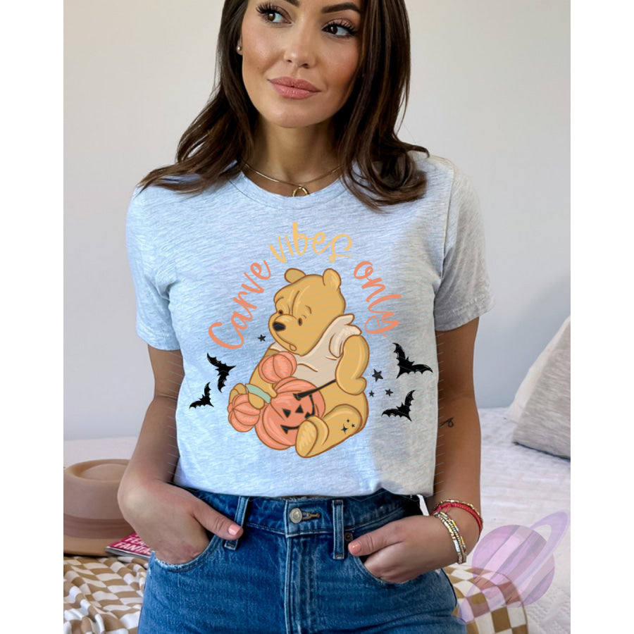PREORDER Custom Graphic Tops - Spooky Bear - Closes 2 Jul - ETA mid Oct 2025 T Shirts
