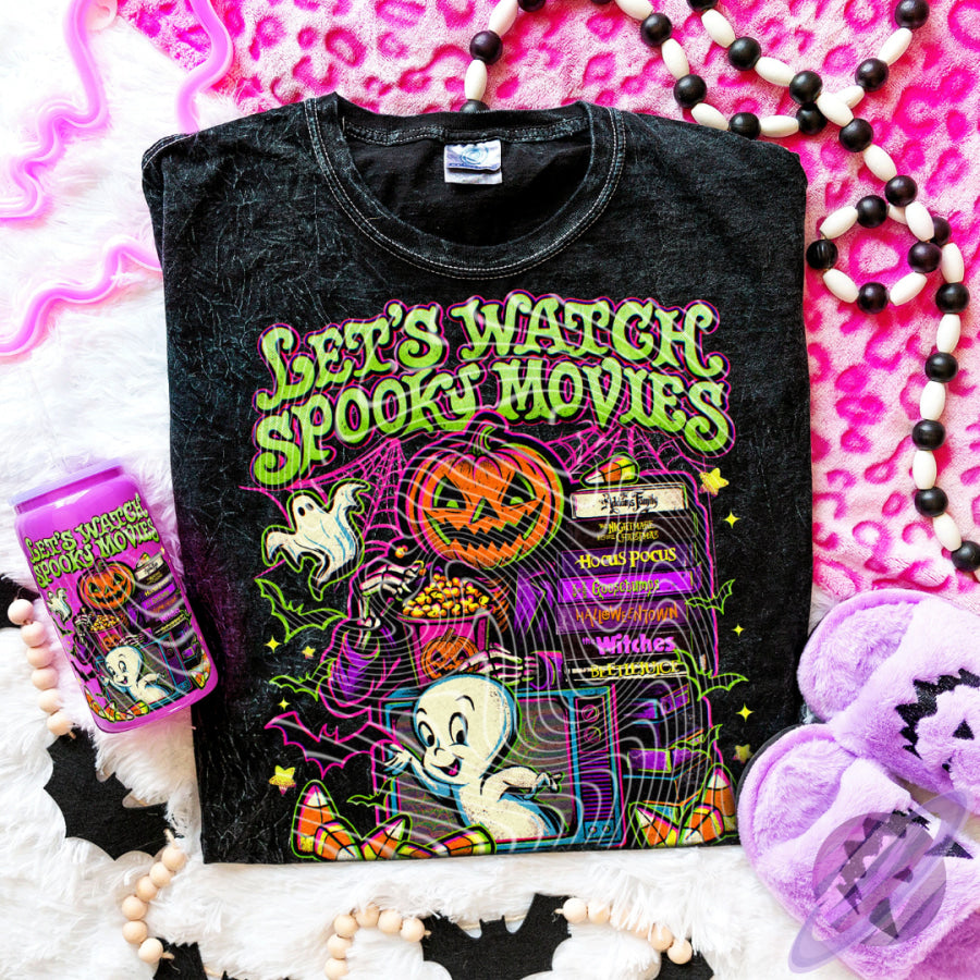 PREORDER Custom Graphic Tops Spooky Movies ETA 3 4 Weeks T Shirts