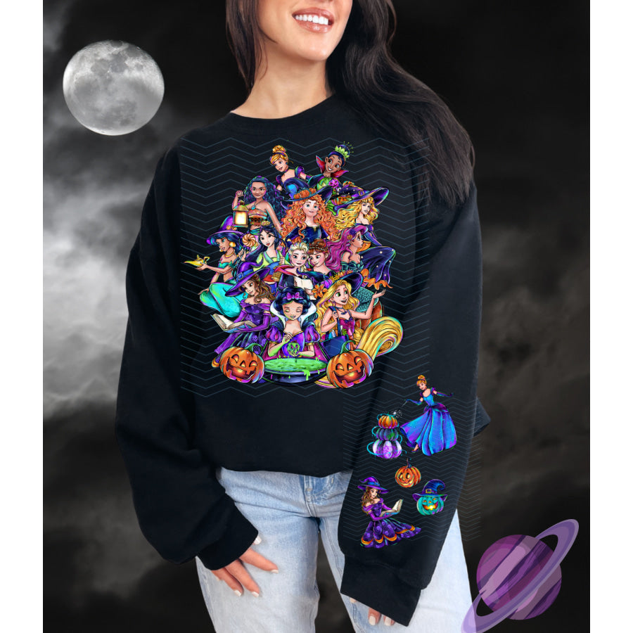 PREORDER Custom Graphic Tops - Spooky Princess 4 - ETA 3-4 Weeks T Shirts
