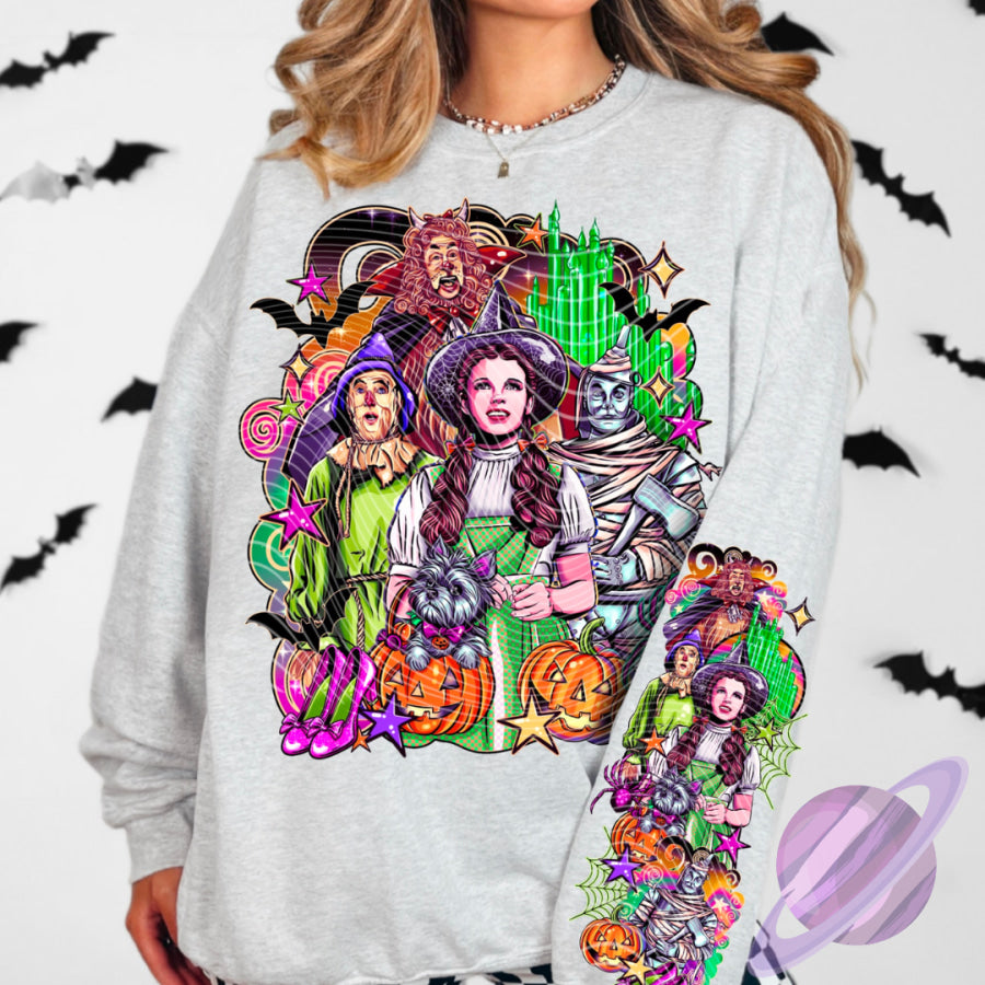 PREORDER Custom Graphic Tops - Spooky Wiz 1 - Closes 4 Jul - ETA mid Oct 2025 T Shirts