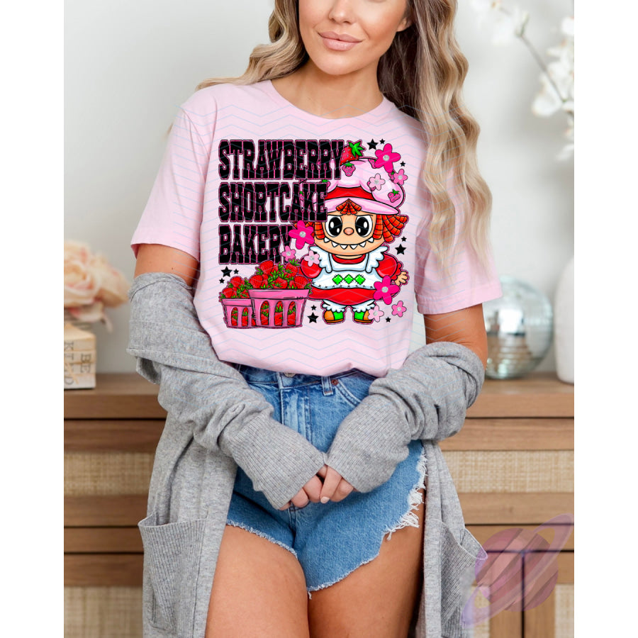 PREORDER Custom Graphic Tops - Strawberry bu - Closes 13 Jul - ETA mid Oct 2025 T Shirts