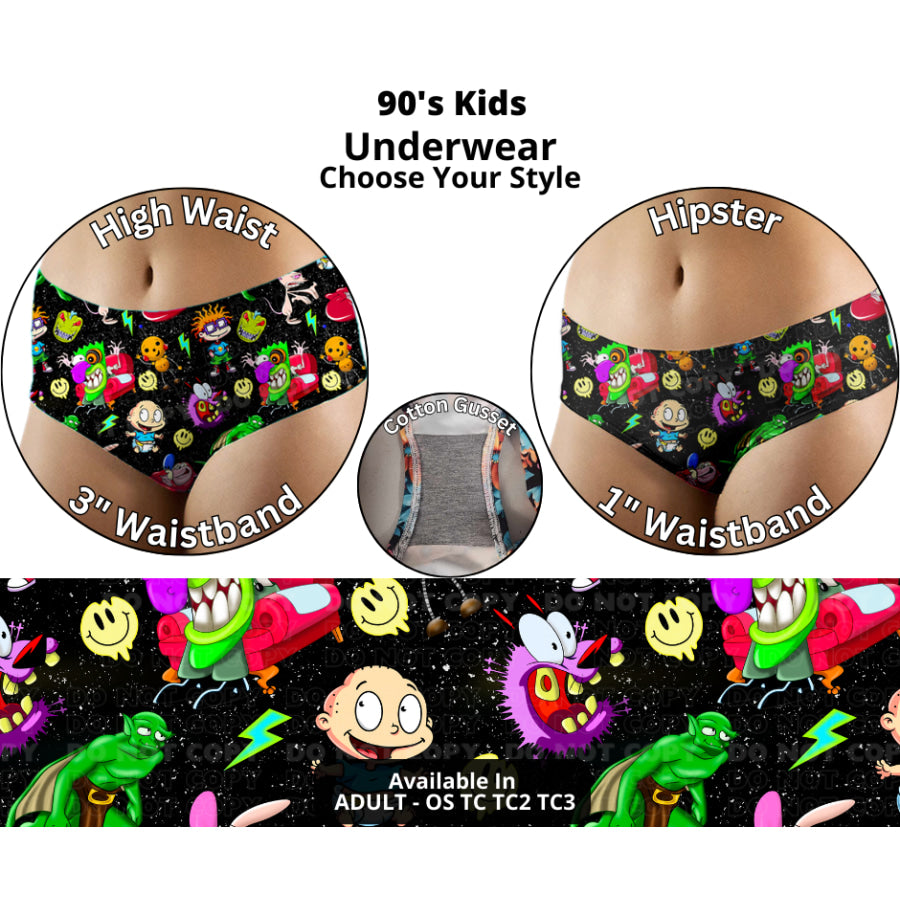 Preorder Custom High Waist Panties - Size OS - Closes 9 Oct - ETA late Dec 2024 Underwear