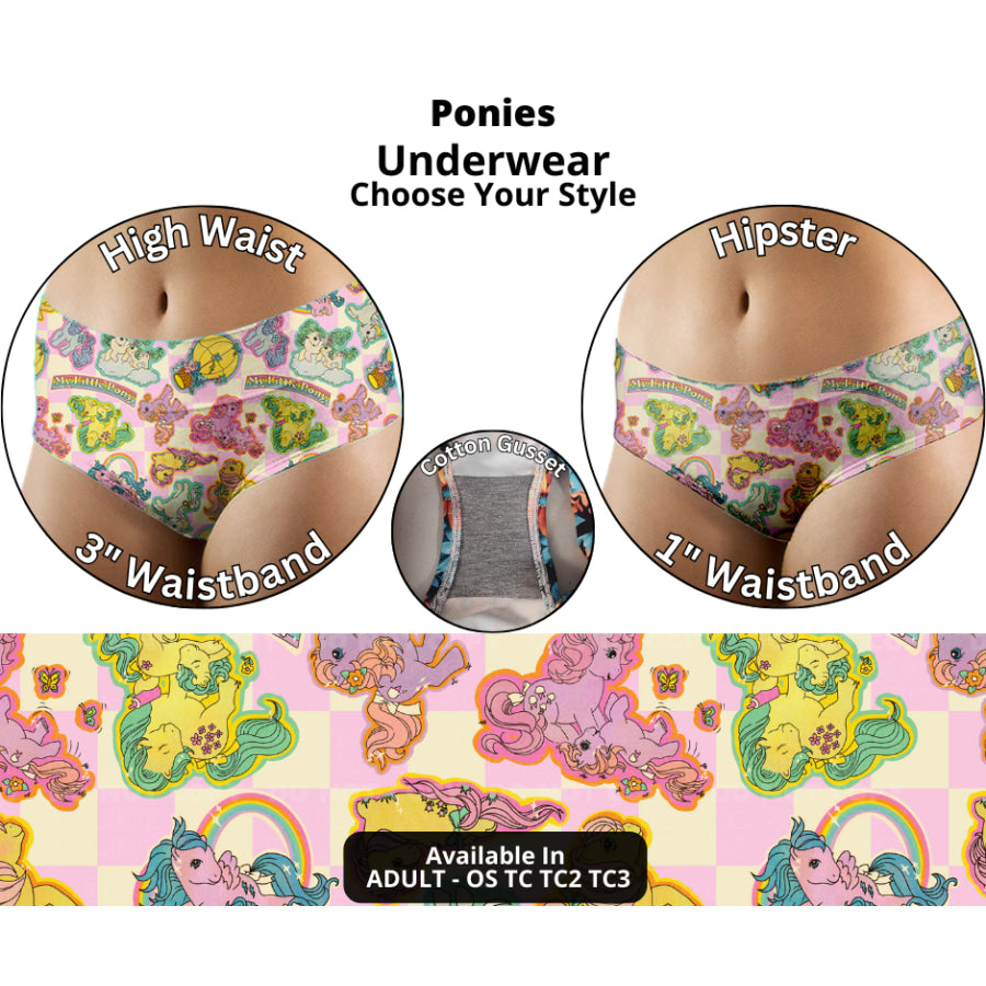 Preorder Custom High Waist Panties - Size OS - Closes 9 Oct - ETA late Dec 2024 Underwear