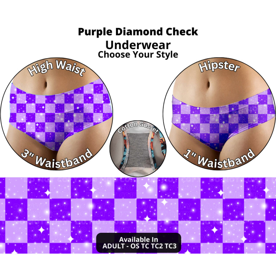 Preorder Custom High Waist Panties - Size OS - Closes 9 Oct - ETA late Dec 2024 Underwear