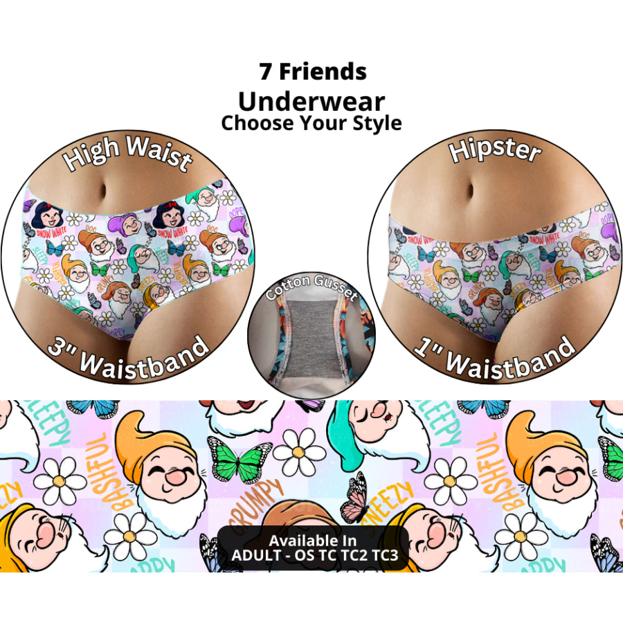 Preorder Custom High Waist Panties - Size OS - Closes 9 Oct - ETA late Dec 2024 Underwear