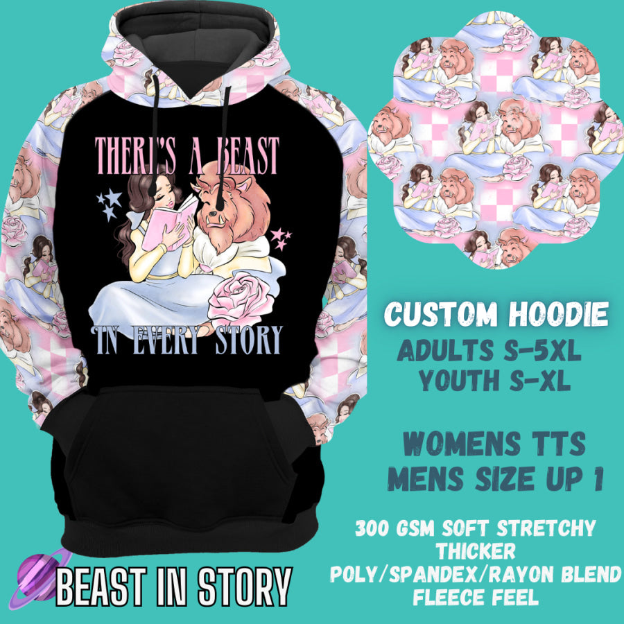 Preorder Custom Hoodie - Beast In Story - Closes 29 Sep - ETA late Dec 2024 Hoodies