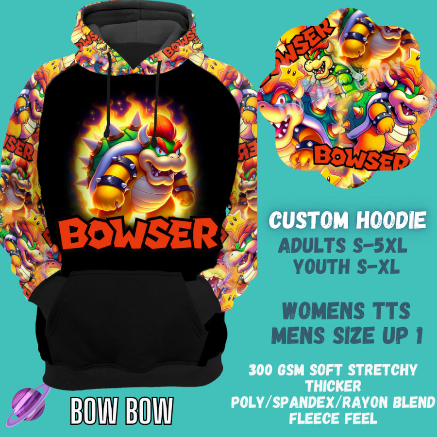 Preorder Custom Hoodie - Bow Bow - Closes 29 Sep - ETA late Dec 2024 Hoodies