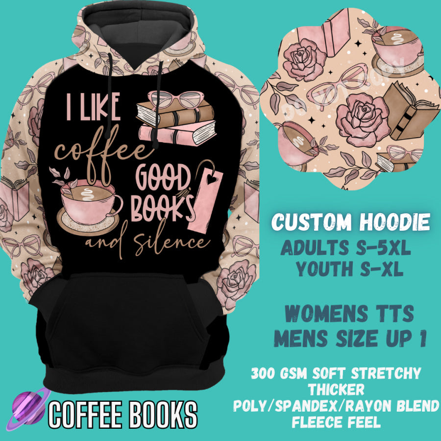 Preorder Custom Hoodie - Coffee Books - Closes 29 Sep - ETA late Dec 2024 Hoodies