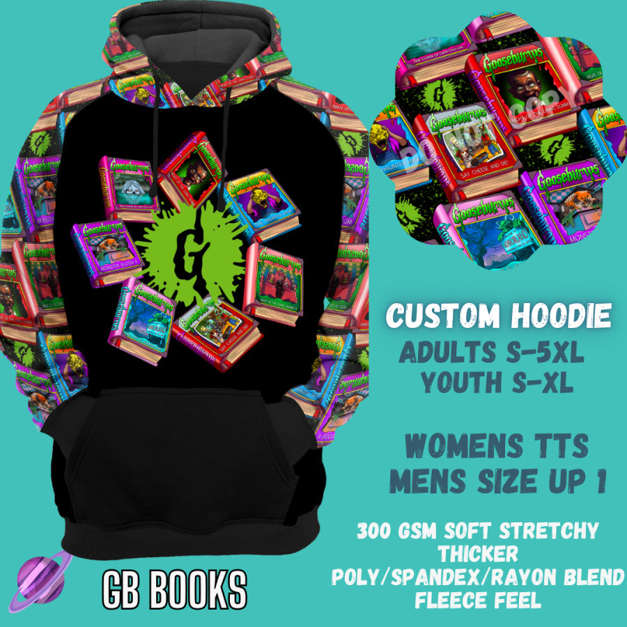 Preorder Custom Hoodie - GB Books - Closes 29 Sep - ETA late Dec 2024 Hoodies