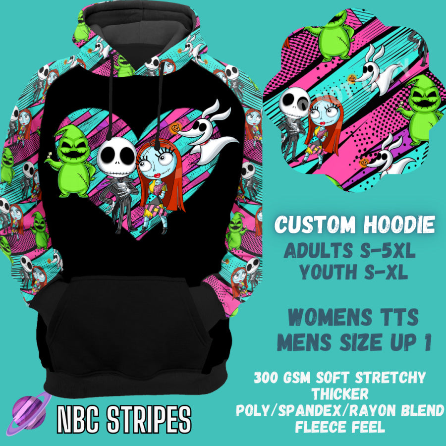 Preorder Custom Hoodie - NBC Stripes - Closes 29 Sep - ETA late Dec 2024 Hoodies