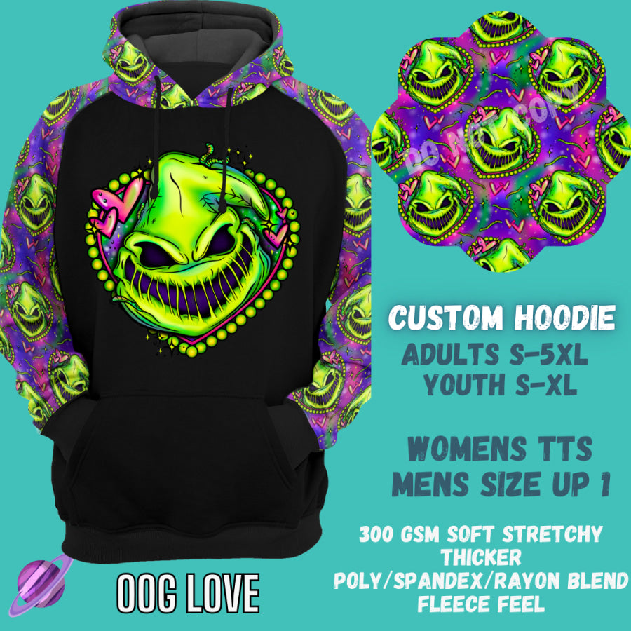 Preorder Custom Hoodie - Oog Love - Closes 29 Sep - ETA late Dec 2024 Hoodies