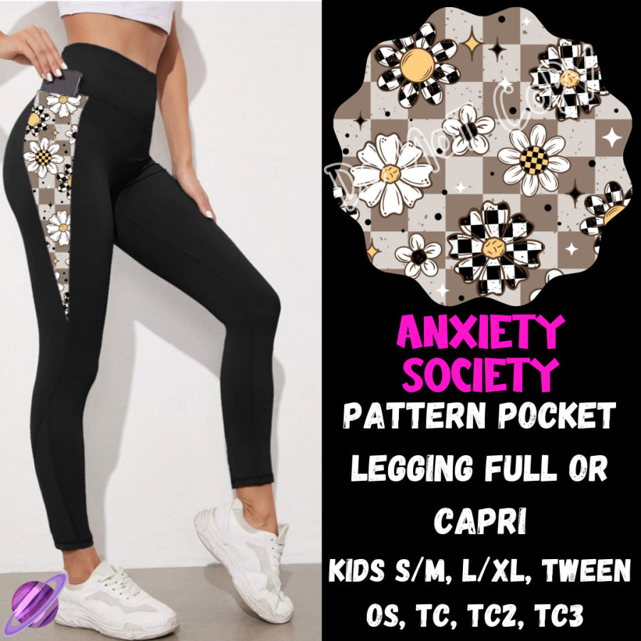 PREORDER Custom Hoodie Outfits - Anxiety Society - Closes 28 Jan - ETA early May 2025 Leggings