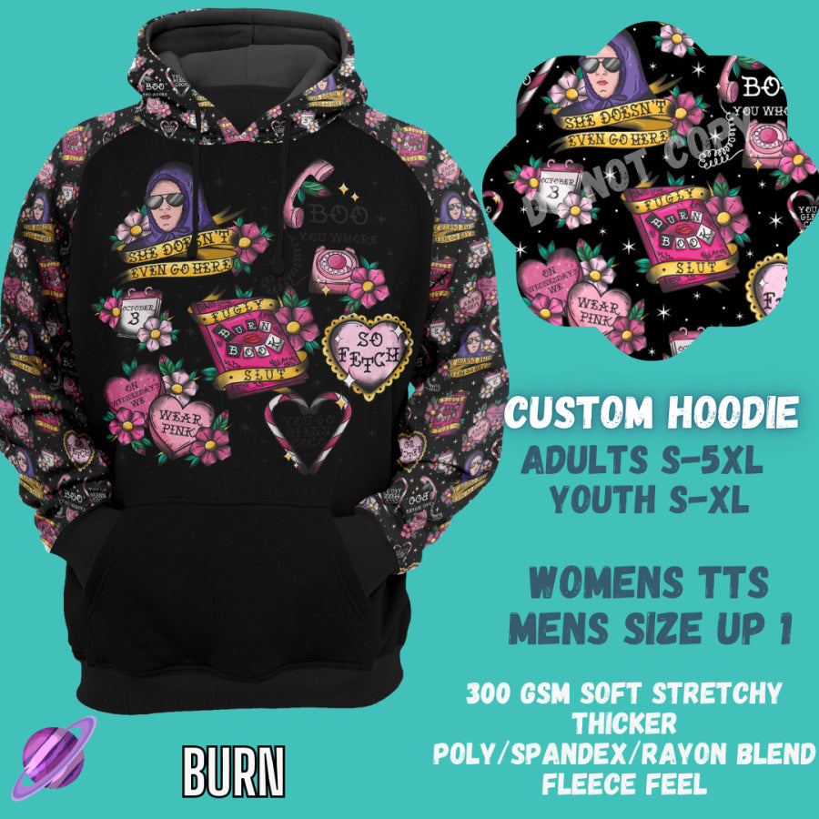 PREORDER Custom Hoodie Outfits - Burn - Closes 12 Jan - ETA late Apr 2025 Leggings