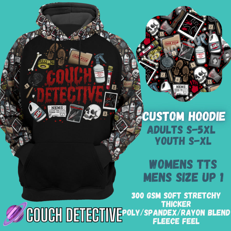 PREORDER Custom Hoodie Outfits - Couch Detective - Closes 12 Jan - ETA late Apr 2025 Leggings