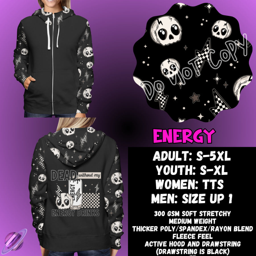 PREORDER Custom Hoodie Outfits - Energy - Closes 28 Jan - ETA early May 2025 Leggings