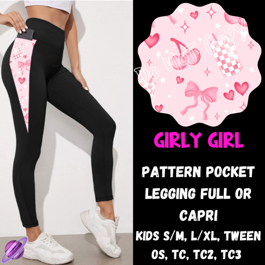 PREORDER Custom Hoodie Outfits - Girly Girl - Closes 28 Jan - ETA early May 2025 Leggings