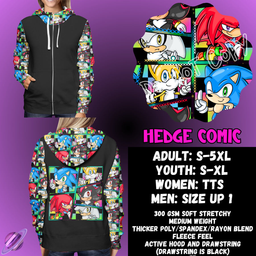 PREORDER Custom Hoodie Outfits - Hedge Comic - Closes 28 Jan - ETA early May 2025 Leggings