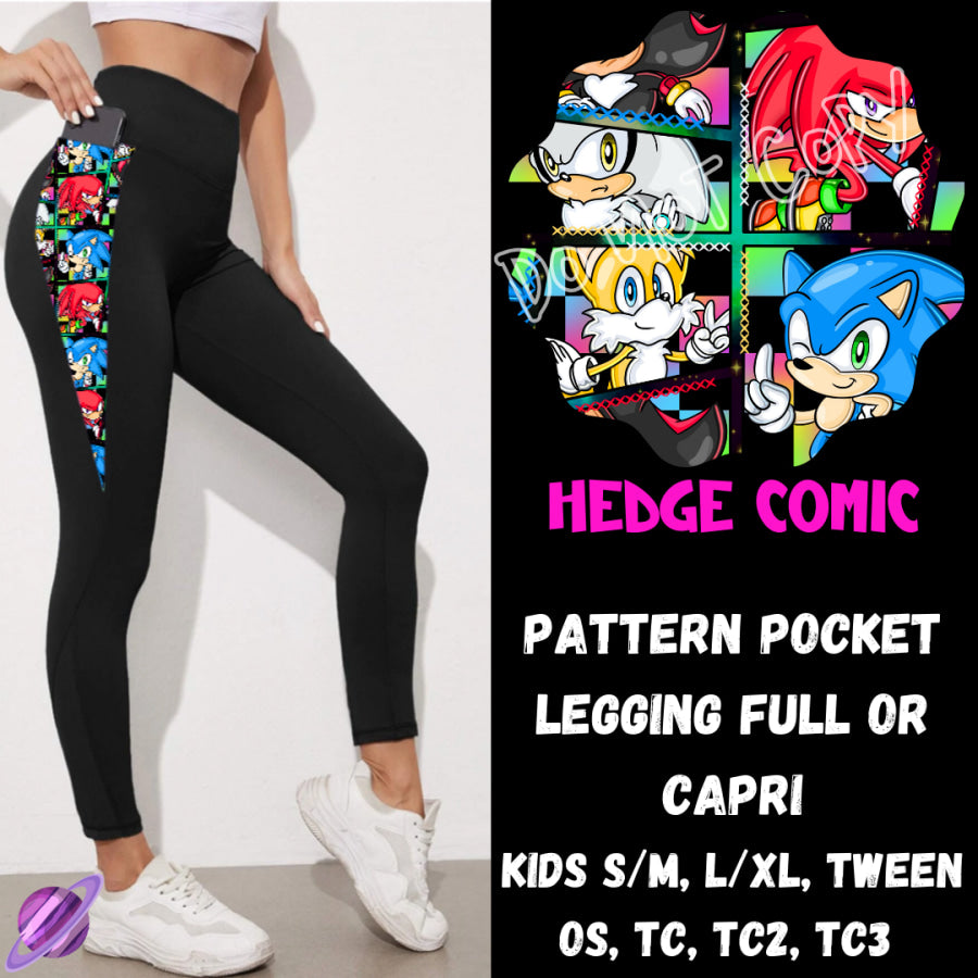 PREORDER Custom Hoodie Outfits - Hedge Comic - Closes 28 Jan - ETA early May 2025 Leggings