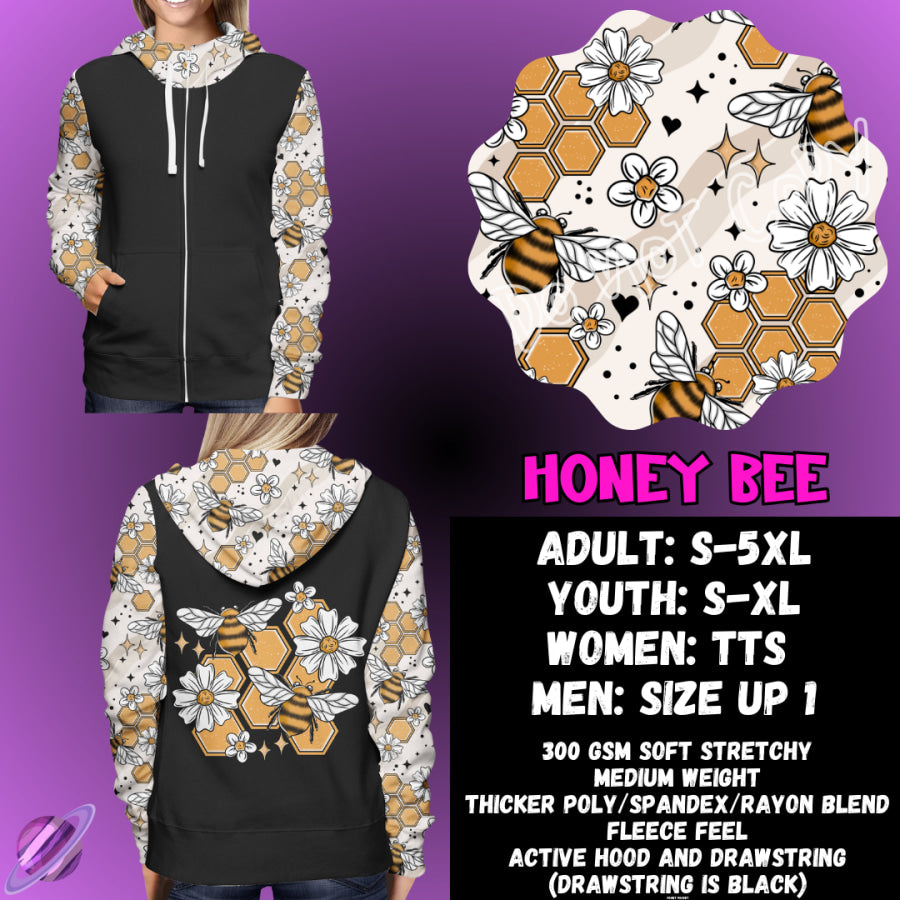 PREORDER Custom Hoodie Outfits - Honey Bee - Closes 28 Jan - ETA early May 2025 Leggings