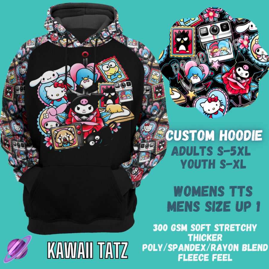 PREORDER Custom Hoodie Outfits - Kawaii Tatz - Closes 12 Jan - ETA late Apr 2025 Leggings