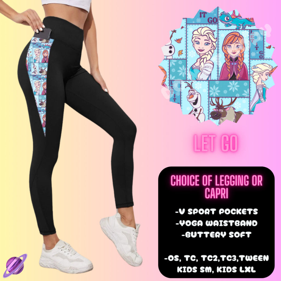 PREORDER Custom Hoodie Outfits - Let Go - Closes 12 Jan - ETA late Apr 2025 Leggings