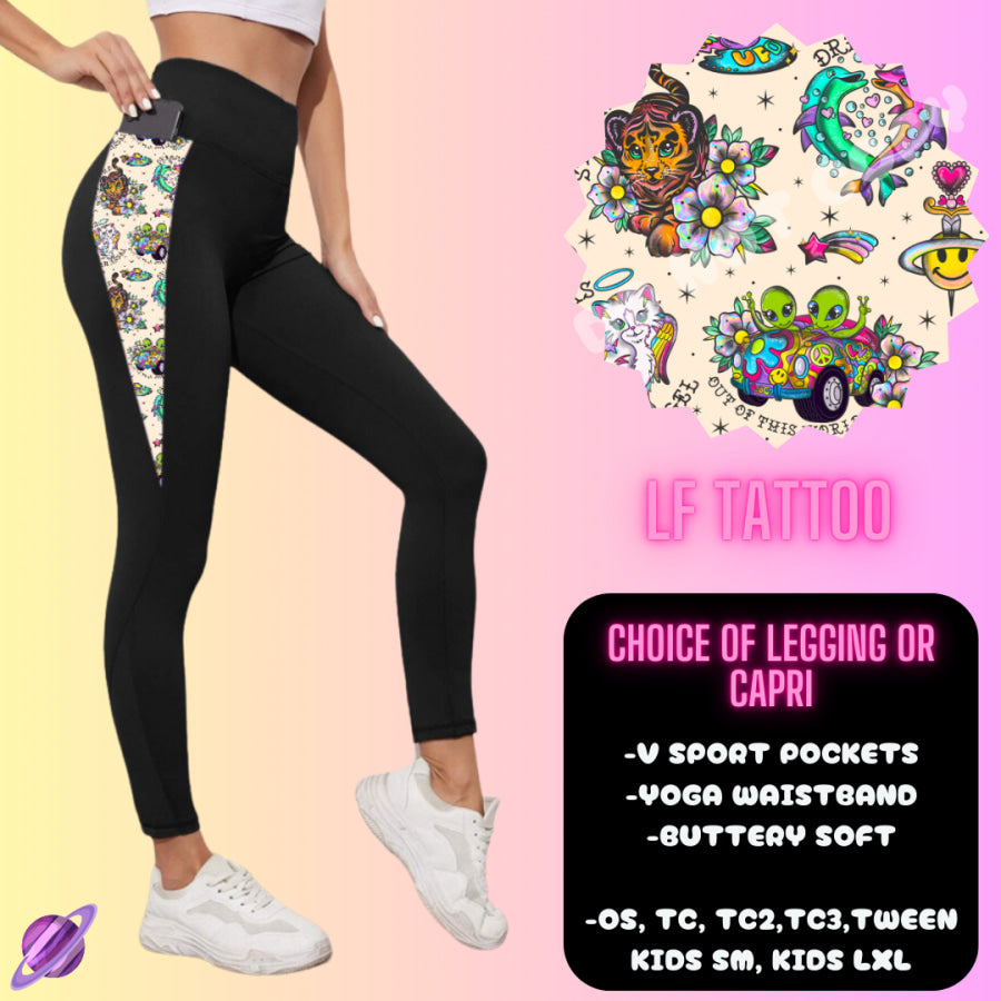 PREORDER Custom Hoodie Outfits - LF Tattoo - Closes 12 Jan - ETA late Apr 2025 Leggings