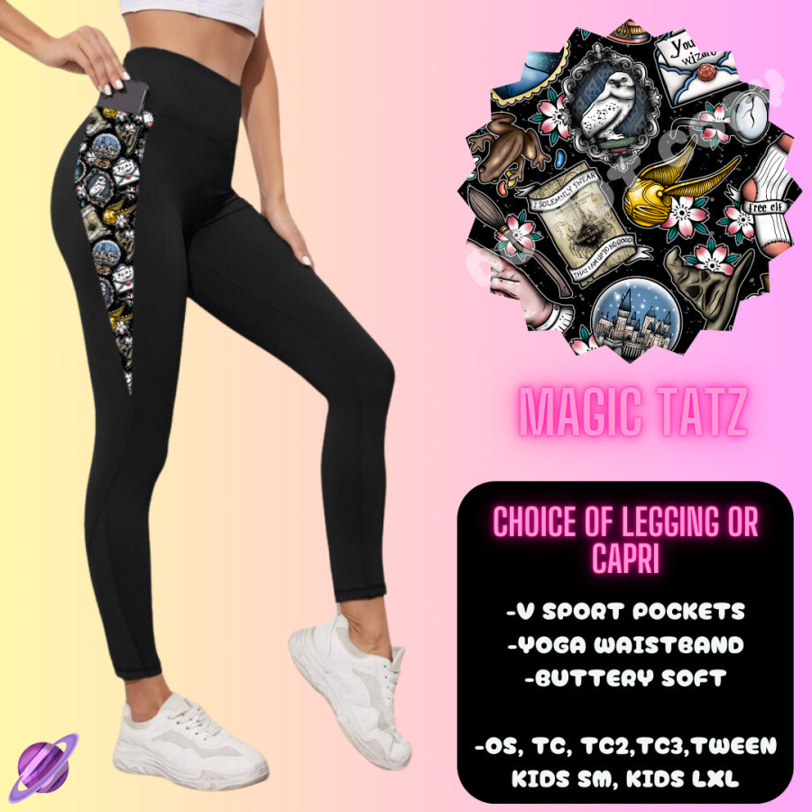 PREORDER Custom Hoodie Outfits - Magic Tatz - Closes 12 Jan - ETA late Apr 2025 Leggings