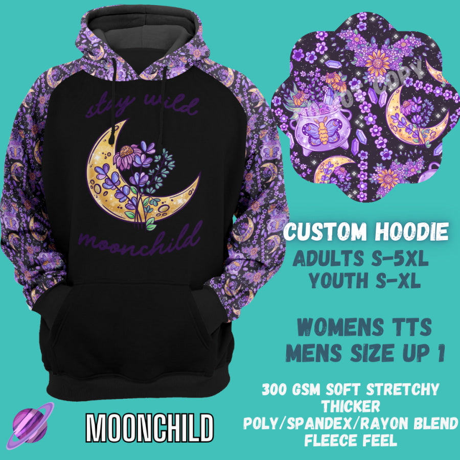 PREORDER Custom Hoodie Outfits - Moon Child - Closes 12 Jan - ETA late Apr 2025 Leggings