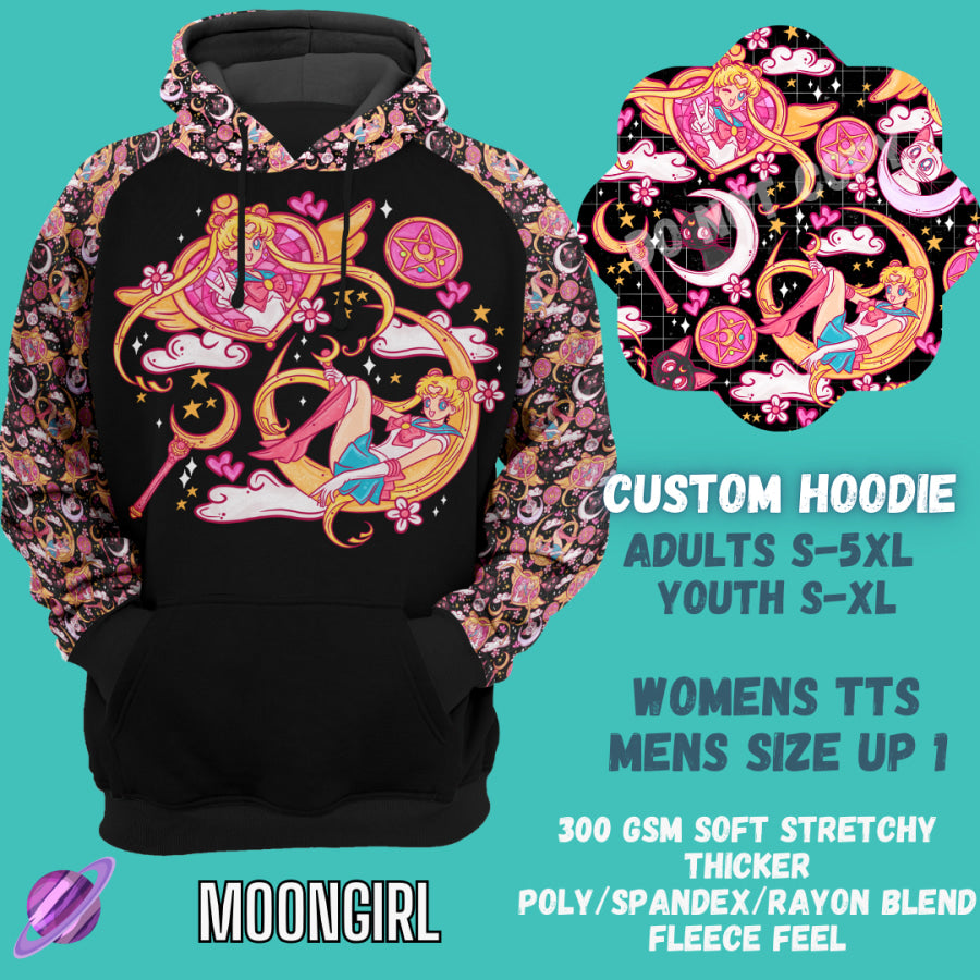 PREORDER Custom Hoodie Outfits - Moon Girl - Closes 12 Jan - ETA late Apr 2025 Leggings