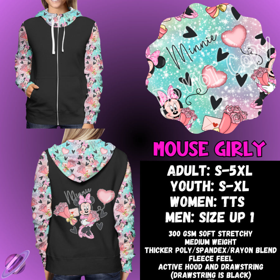 PREORDER Custom Hoodie Outfits - Mouse Girly - Closes 28 Jan - ETA early May 2025 Leggings