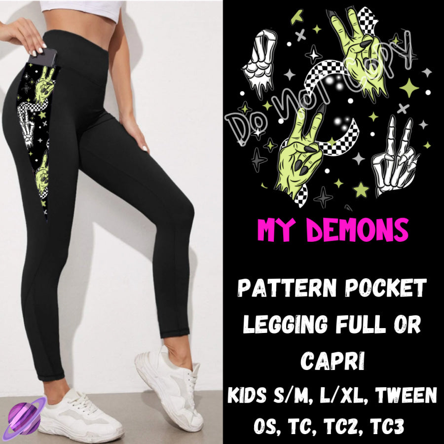 PREORDER Custom Hoodie Outfits - My Demons - Closes 28 Jan - ETA early May 2025 Leggings