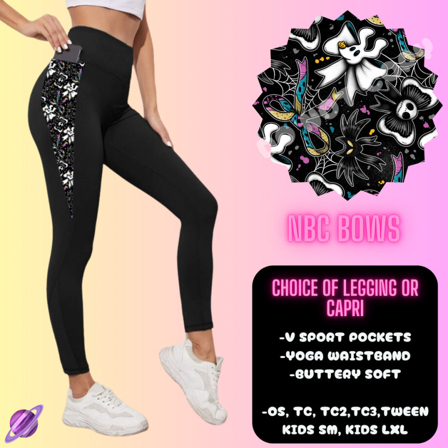 PREORDER Custom Hoodie Outfits - NBC Bows - Closes 12 Jan - ETA late Apr 2025 Leggings