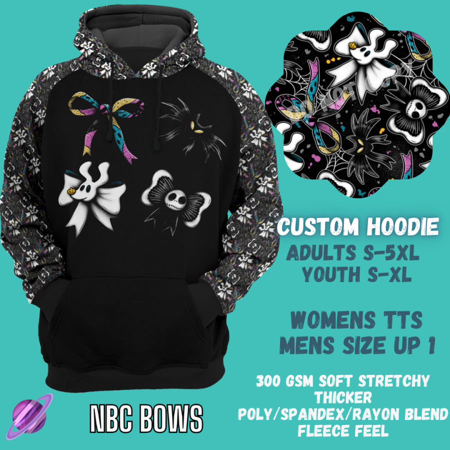 PREORDER Custom Hoodie Outfits - NBC Bows - Closes 12 Jan - ETA late Apr 2025 Leggings