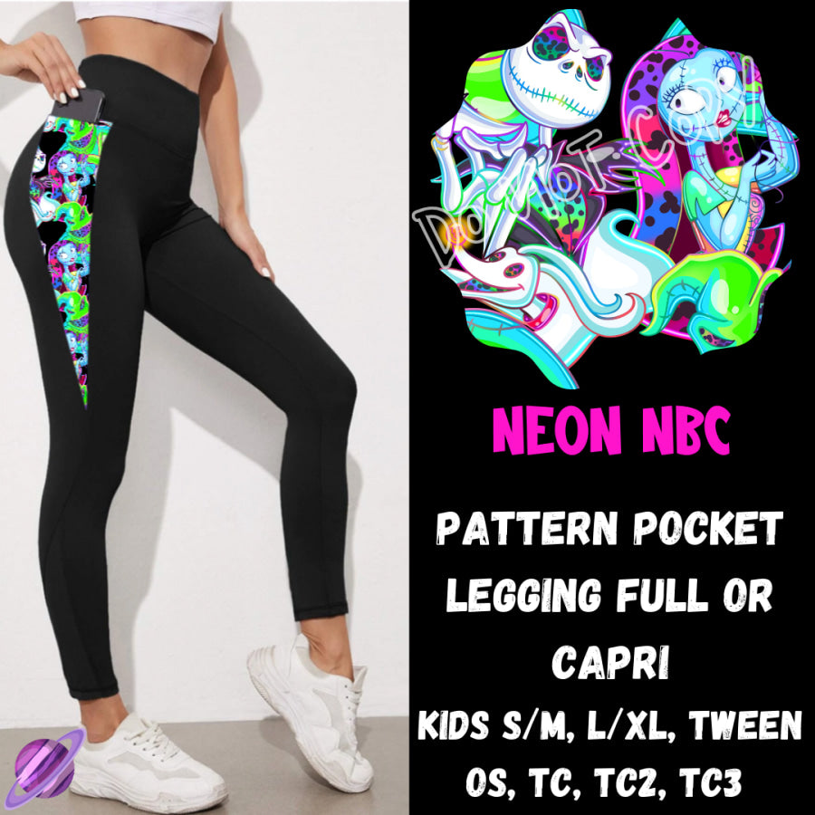 PREORDER Custom Hoodie Outfits - Neon NBC - Closes 28 Jan - ETA early May 2025 Leggings