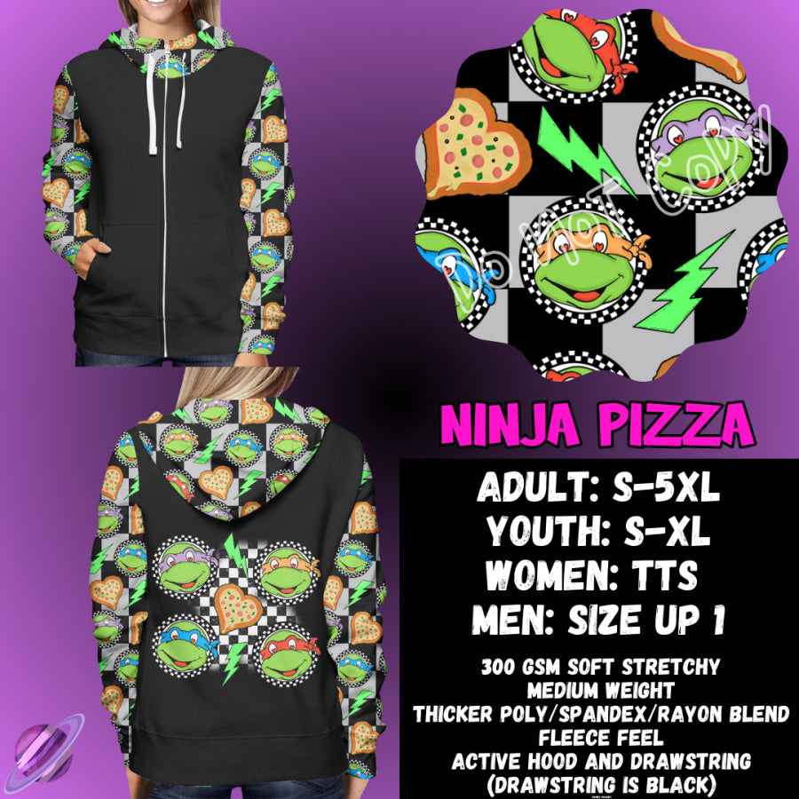 PREORDER Custom Hoodie Outfits - Ninja Pizza - Closes 28 Jan - ETA early May 2025 Leggings