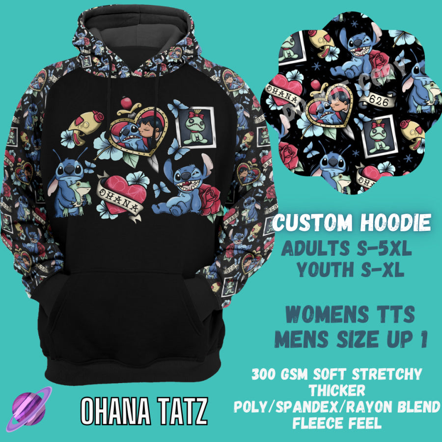 PREORDER Custom Hoodie Outfits - Ohana Tatz - Closes 12 Jan - ETA late Apr 2025 Leggings