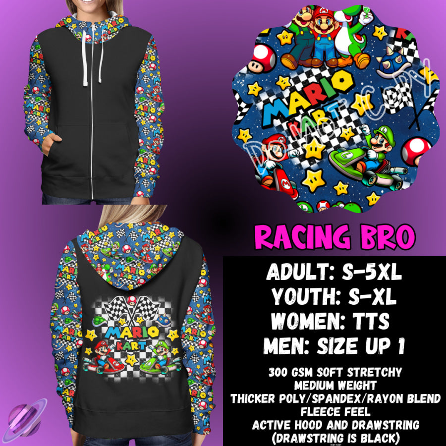 PREORDER Custom Hoodie Outfits - Racing Bro - Closes 28 Jan - ETA early May 2025 Leggings